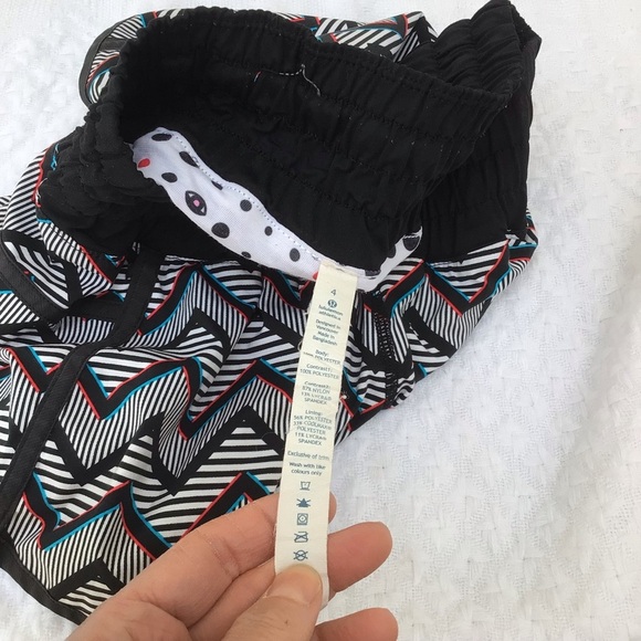 Lululemon 2014 Seawheeze Tracker Shorts II 3D Chevron 4 - Picture 5 of 7